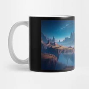 Natural landscape on another planet Mug